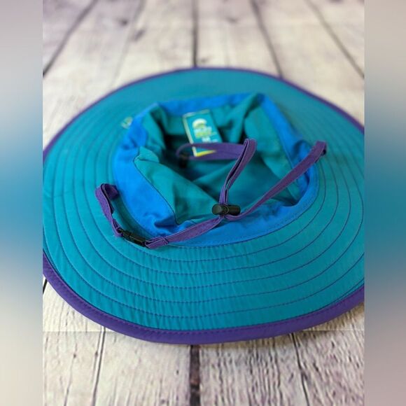 Kids Sunday Afternoons Sun Protection Pink Blue Bucket Hat Size M (ages 2-5) - Picture 5 of 5